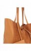 Kožené kabelka shopper bag Vittoria Gotti zrzavá V602